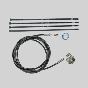 5 metre high pressure hose w/ end cap